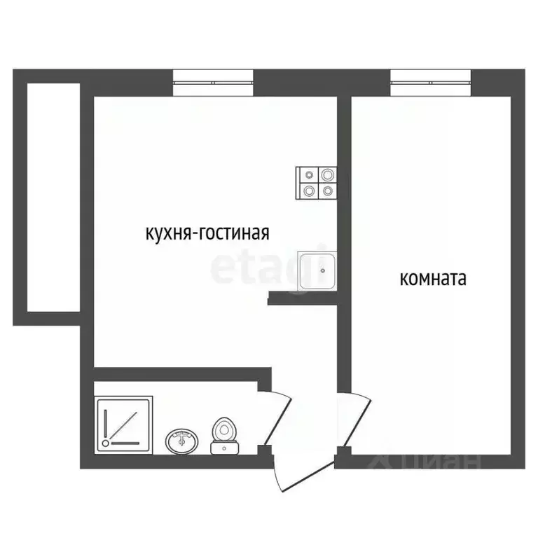2-к кв. Ярославская область, Рыбинск ул. Ухтомского, 22 (52.0 м) - Фото 2
