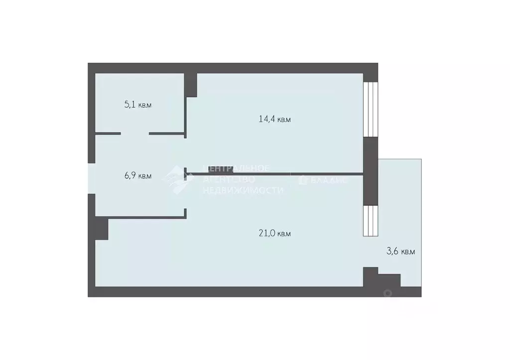 1-к кв. Рязанская область, Рязань Песочня тер., ул. Тимуровцев, 5к5 ... - Фото 2