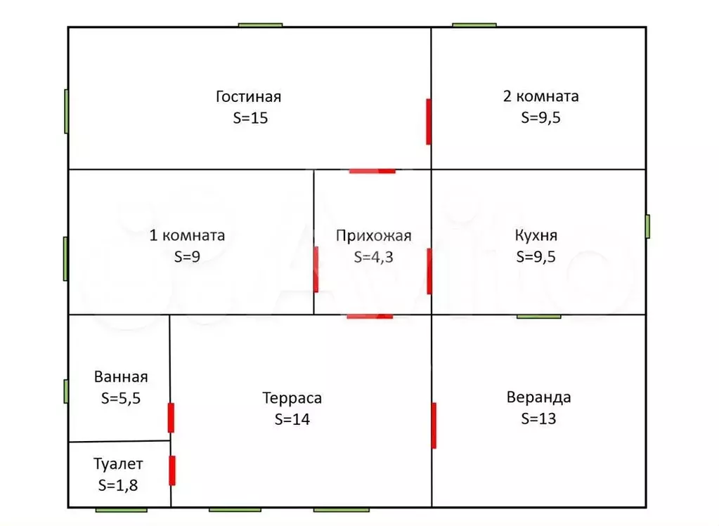 Дом 90 м на участке 37 сот. - Фото 0