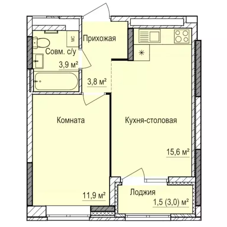 1-к кв. Удмуртия, Ижевск Буммаш жилрайон, Покровский жилой комплекс ... - Фото 1