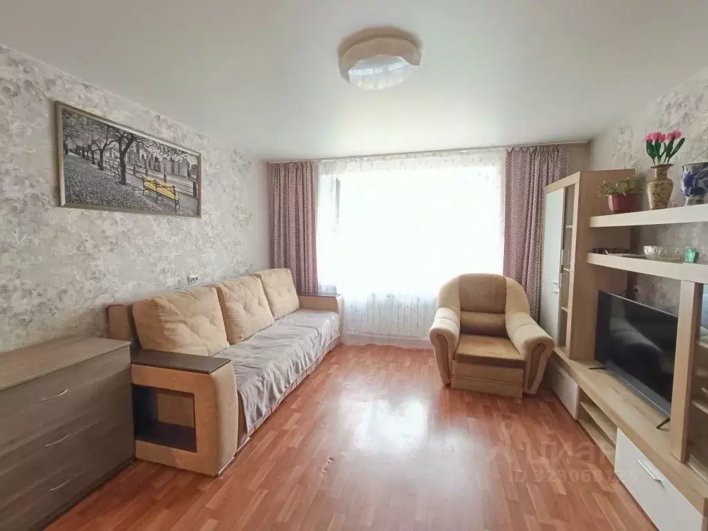 1-к кв. Татарстан, Казань ул. Железнодорожников, 17 (35.5 м) - Фото 1