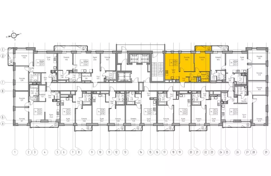 2-к кв. Санкт-Петербург ул. Ивинская, 1к4 (47.72 м) - Фото 1