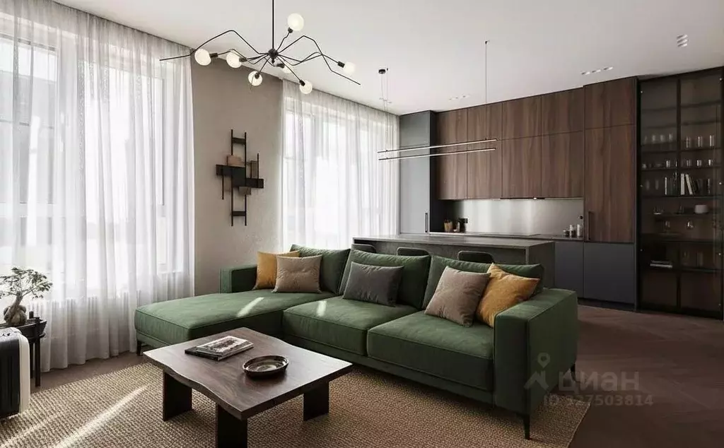 3-к кв. Москва Ленинградский просп., 29к1 (88.0 м) - Фото 1