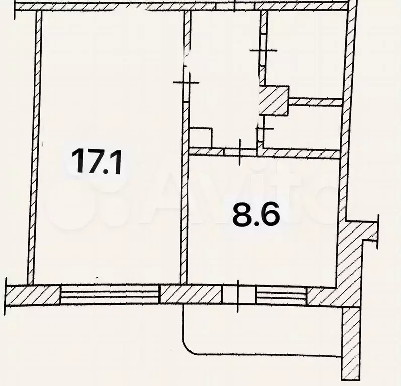 1-к. квартира, 36 м, 2/9 эт. - Фото 0