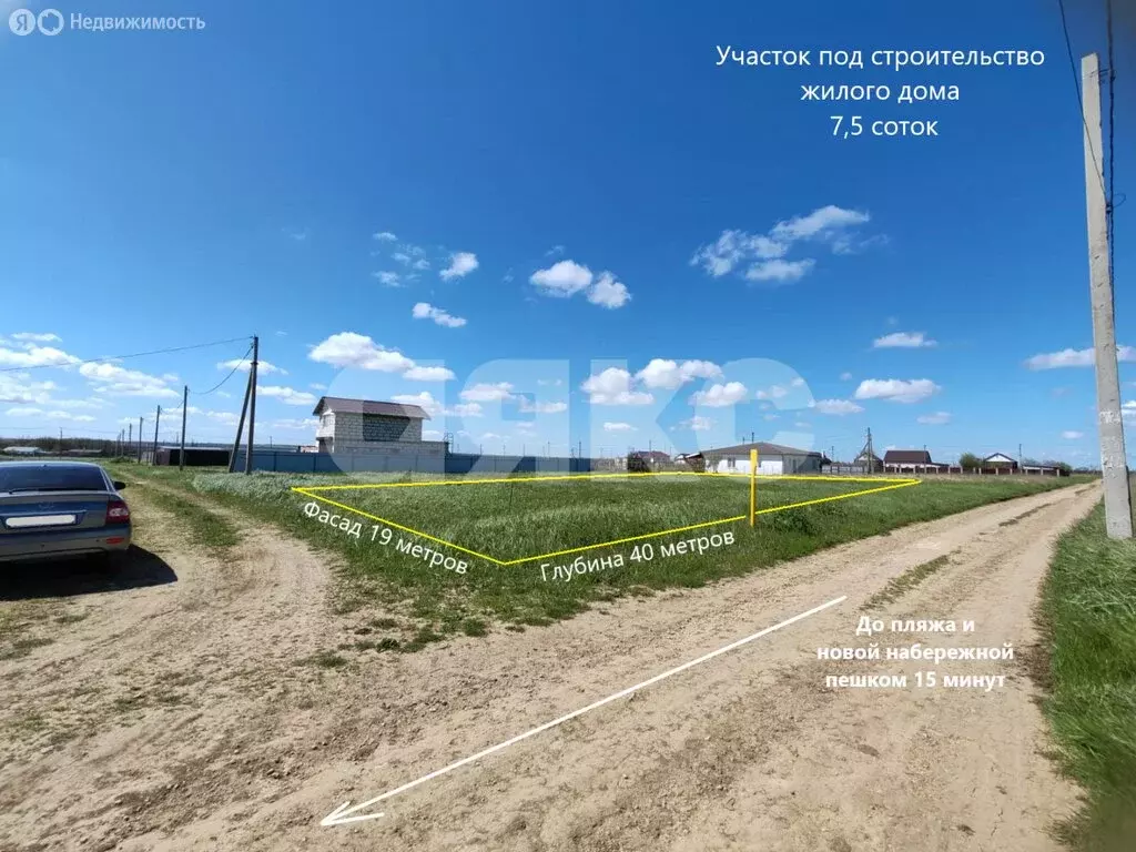 Участок в посёлок Кучугуры, Казачий переулок (7.5 м) - Фото 0