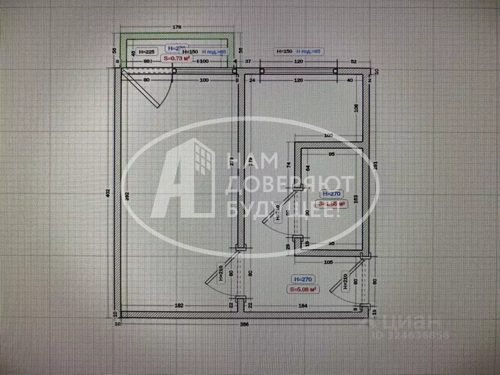 1-к кв. Пермский край, Лысьва ул. Чайковского, 8 (29.3 м) - Фото 1