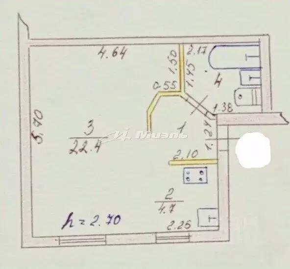 Студия Крым, Симферополь пер. Донской, 11А (35.0 м) - Фото 2