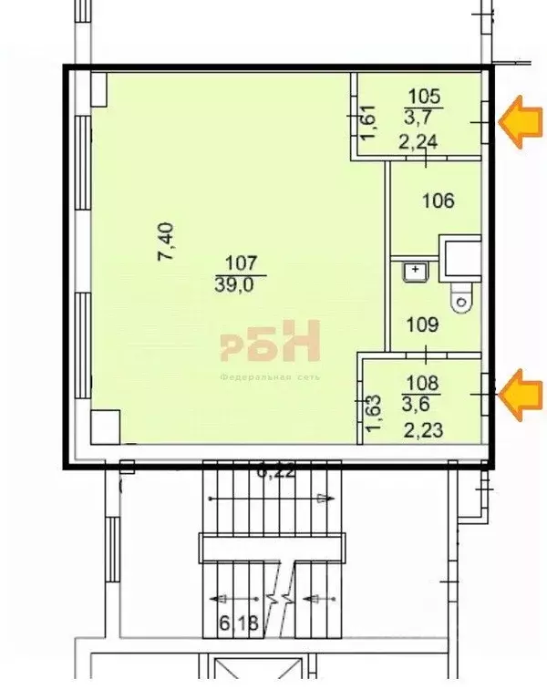 Офис в Свердловская область, Екатеринбург ул. Куйбышева, 44 (52 м) - Фото 2