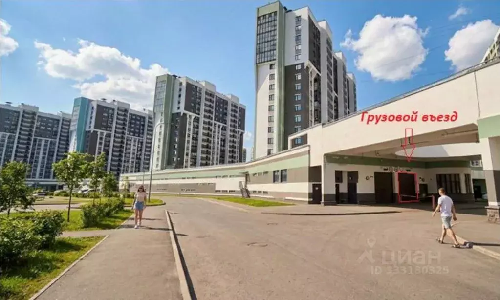 Помещение свободного назначения в Санкт-Петербург ул. Лидии Зверевой, ... - Фото 2