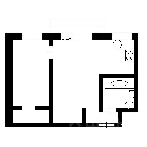 2-к кв. Коми, Ухта ул. Оплеснина, 22А (44.0 м) - Фото 1