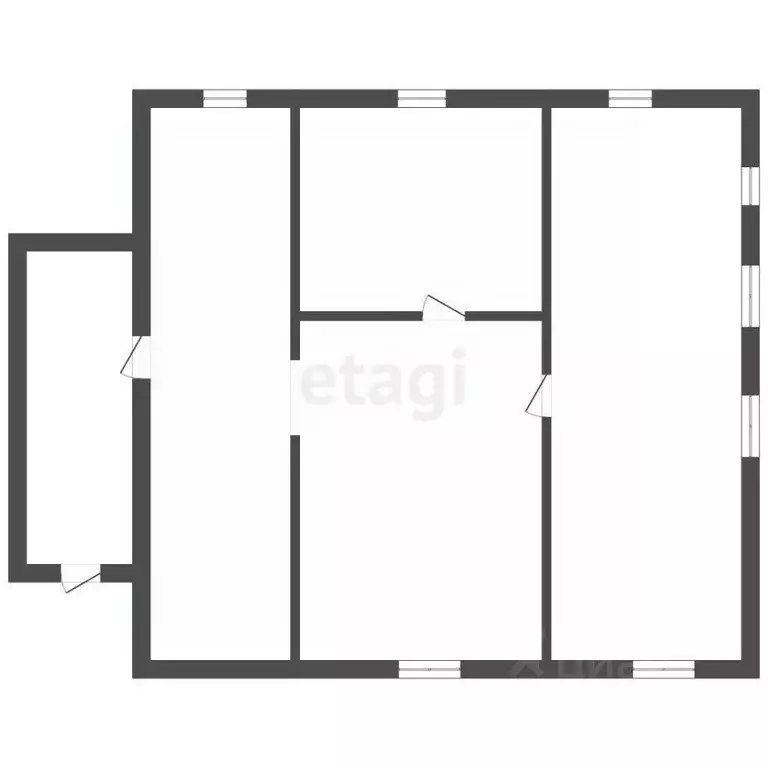 Дом в Челябинская область, Троицк ул. Имени А.Г. Мотова, 123 (55 м) - Фото 2