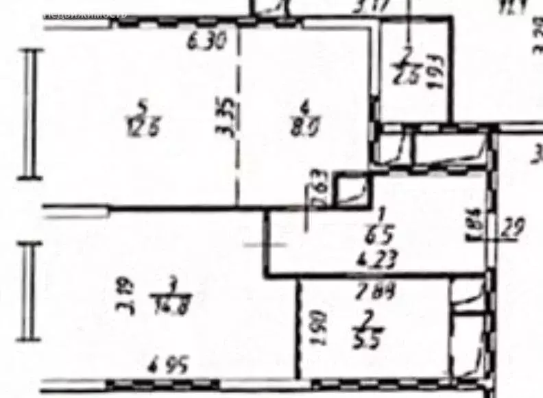 2-комнатная квартира: Москва, Каширский проезд, 25к2 (48 м) - Фото 1