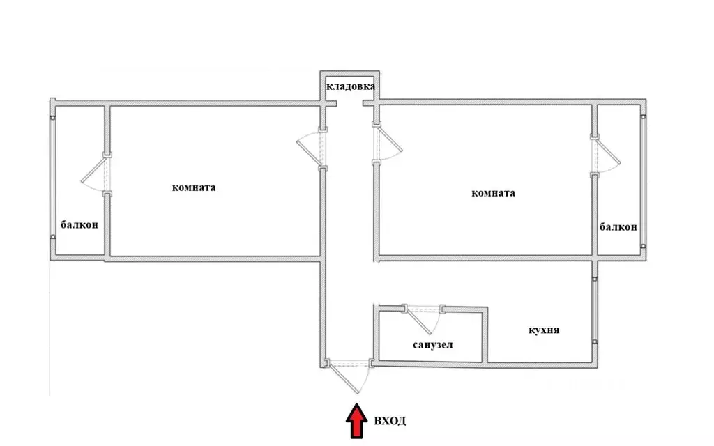 2-к кв. Московская область, Клин городской округ, с. Петровское 4 ... - Фото 2
