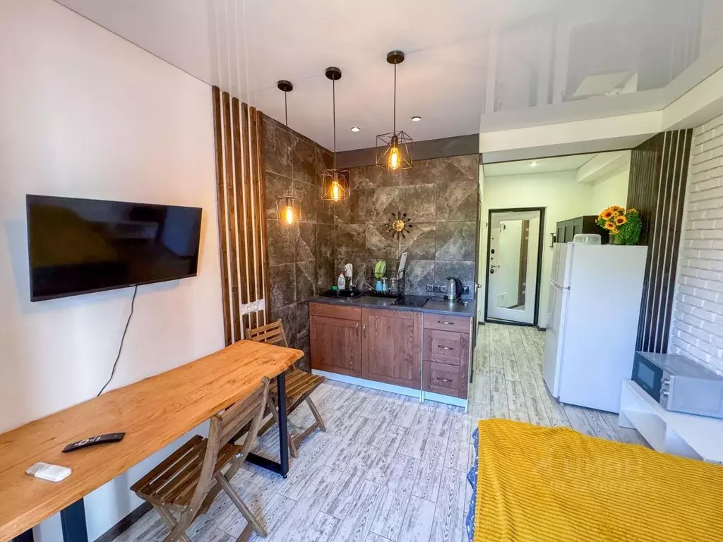 Студия Краснодарский край, Сочи Красная Поляна пгт, ул. Вознесенская, ... - Фото 1