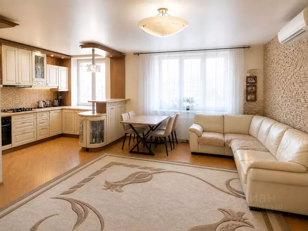 4-к кв. Крым, Симферополь ул. Залесская, 18 (99.1 м) - Фото 1