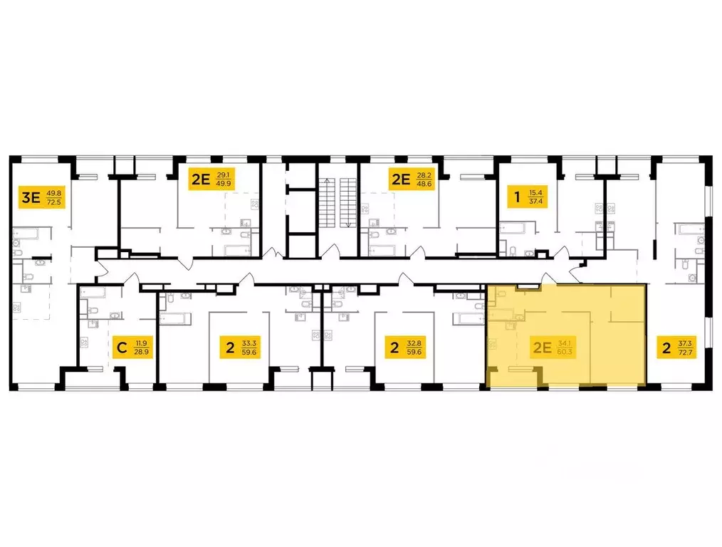 2-к кв. Москва Филатов Луг жилой комплекс, к6 (60.3 м) - Фото 0