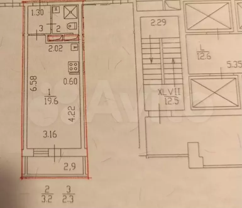 Квартира-студия, 27 м, 10/25 эт. - Фото 0
