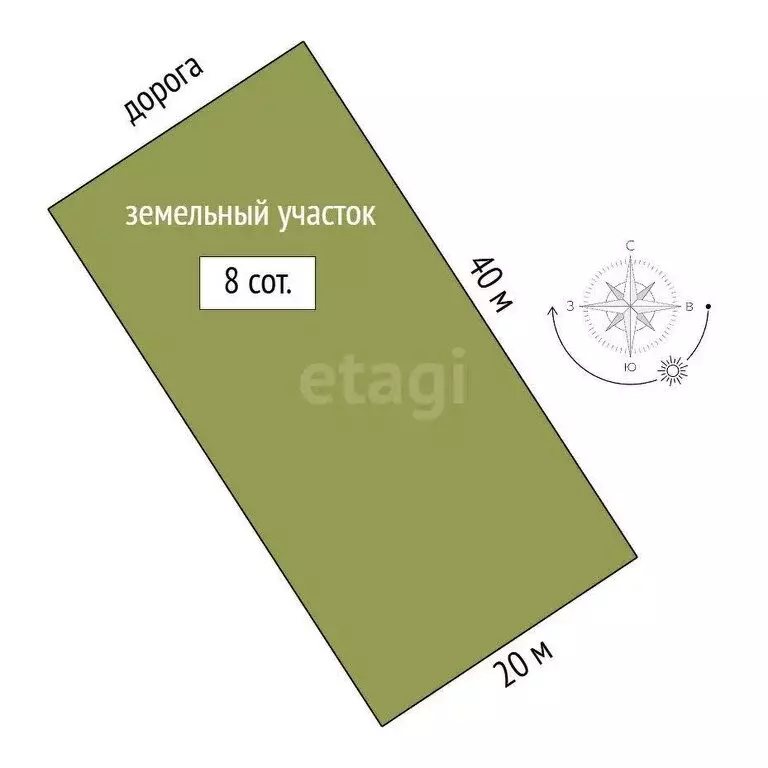 Участок в Тукаевский район, Калмиинское сельское поселение, ДНП Ясная ... - Фото 1