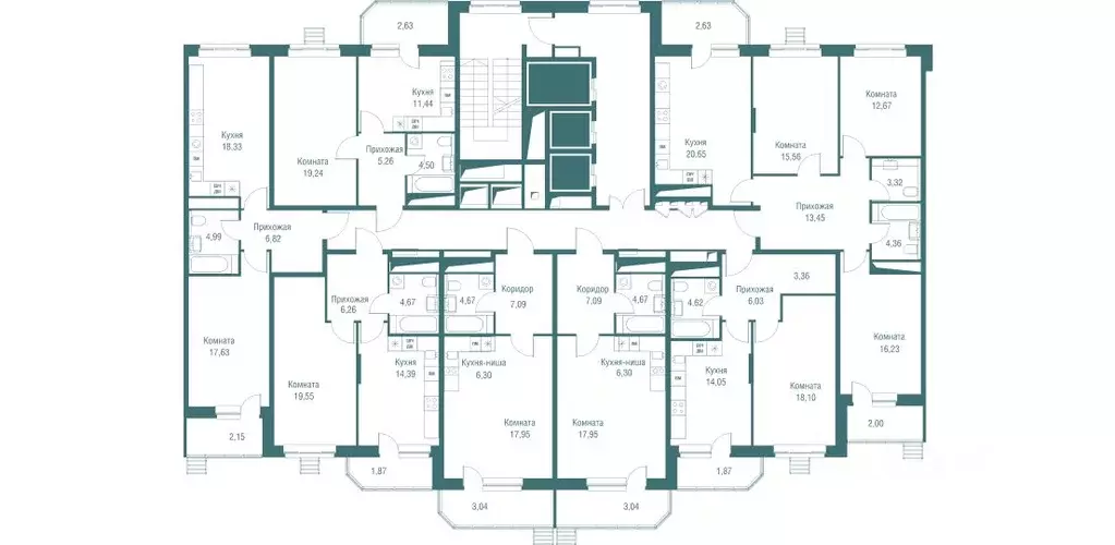 1-к кв. Московская область, Одинцово Северная ул., 5к2 (39.2 м) - Фото 2
