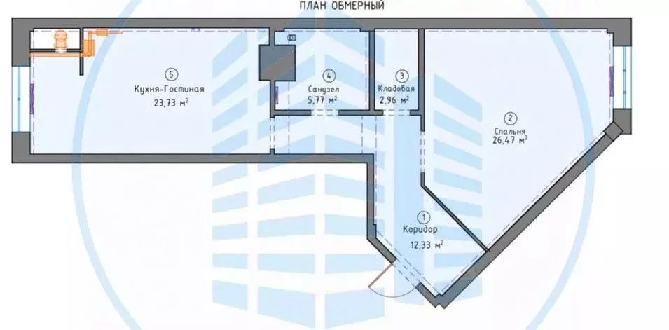 1-к кв. Ставропольский край, Ессентуки ул. Буачидзе, 1к4 (70.3 м) - Фото 1