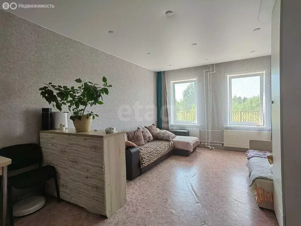 Квартира-студия: Пермь, улица Журналиста Дементьева, 48 (33 м) - Фото 1