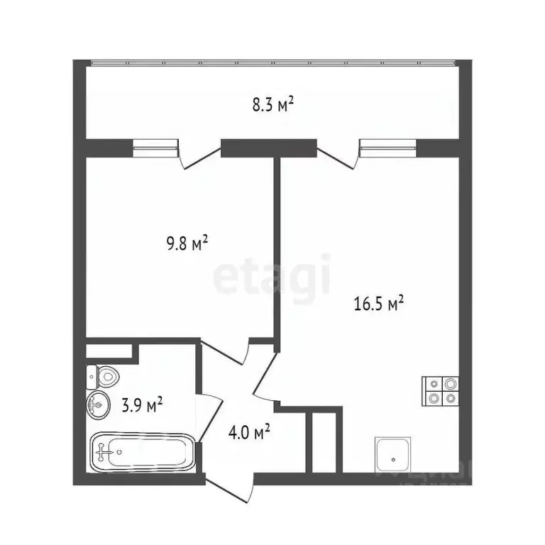 1-к кв. Санкт-Петербург ул. Плесецкая, 10 (28.6 м) - Фото 1