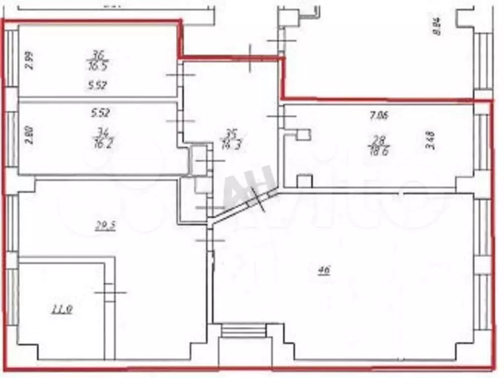 Аренда офиса 151.1 м2 м. Автозаводская в юао в - Фото 1