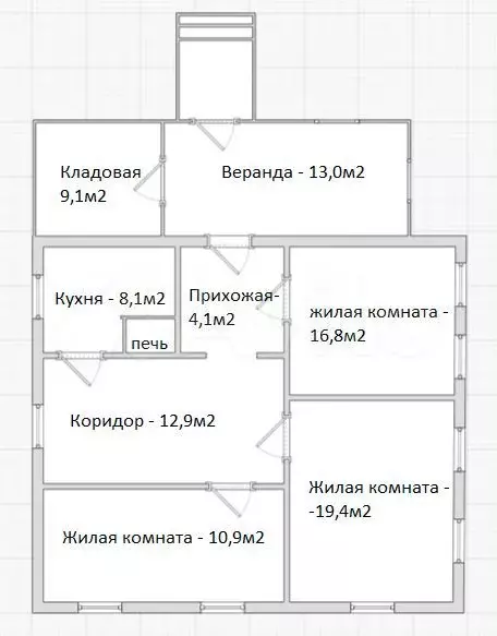 Дом 72,2 м на участке 38 сот. - Фото 0