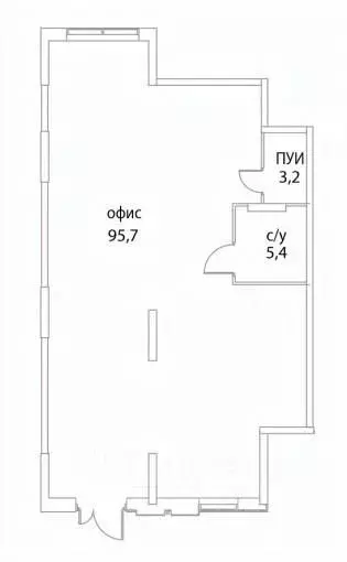 Помещение свободного назначения в Москва ул. Крузенштерна, 3к1 (104 м) - Фото 2