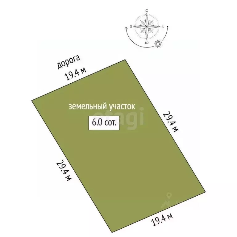 Участок в Костромская область, Кострома Ручеек СНТ, 104 (5.95 сот.) - Фото 0