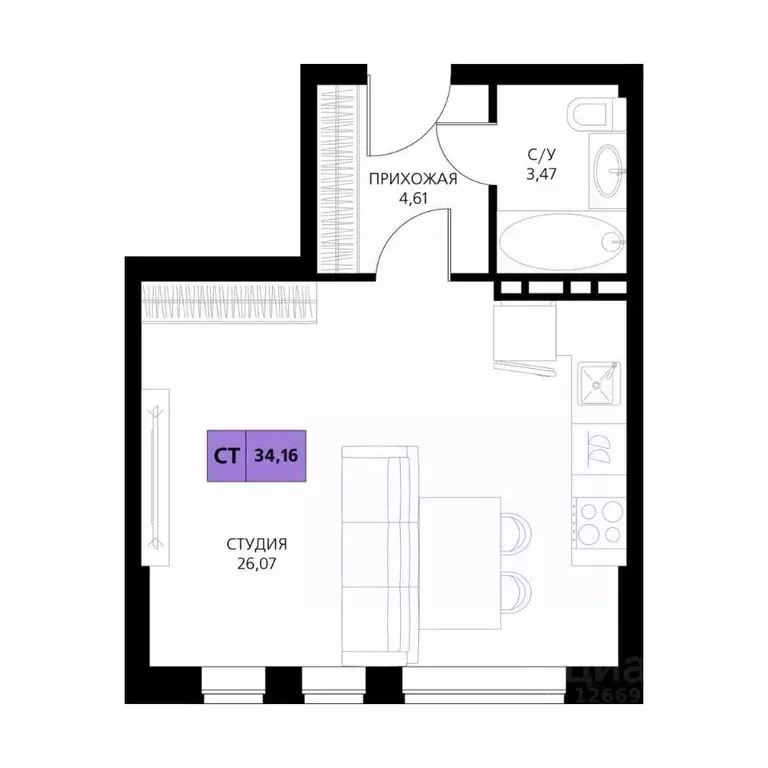 Студия Дагестан, Дербент  (34.16 м) - Фото 1