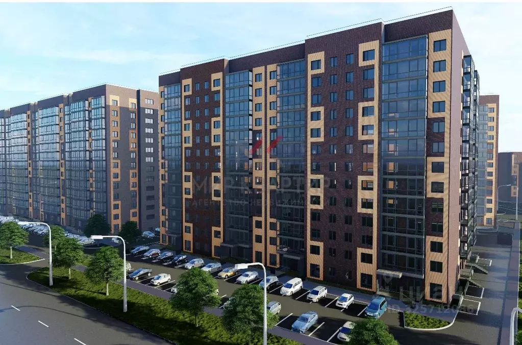 3-к кв. Хакасия, Абакан Арбан мкр, Новый Бульвар жилой комплекс (79.2 ... - Фото 1