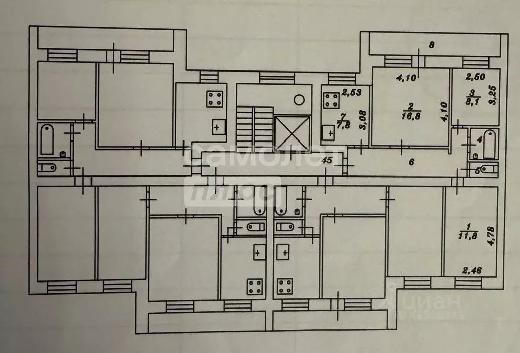 3-к кв. Тюменская область, Тюмень ул. Седова, 19 (58.9 м) - Фото 2