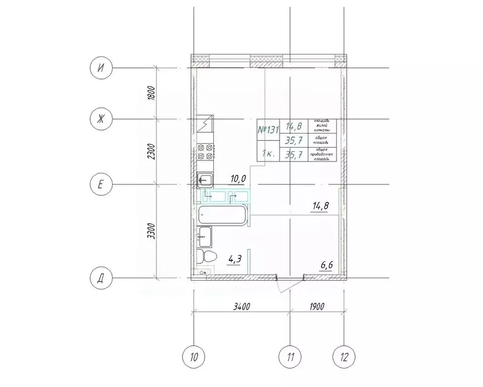 1-к кв. Приморский край, Большой Камень ул. Ленина, 14 (35.7 м) - Фото 1