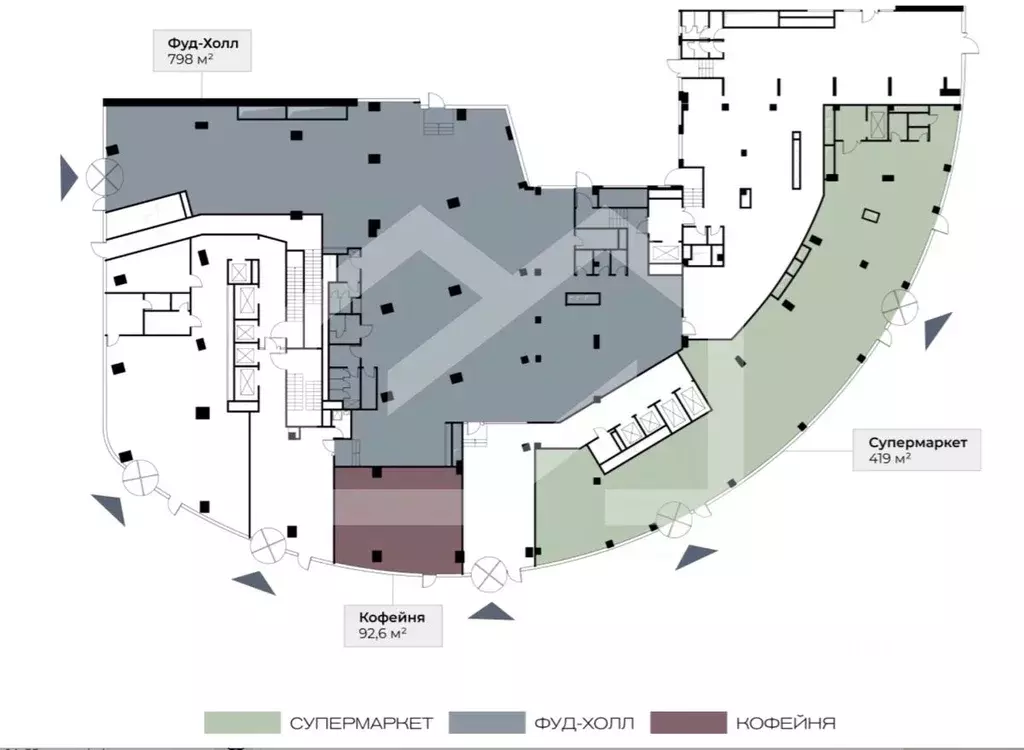 Торговая площадь в Москва ул. Маршала Прошлякова, 23 (798 м) - Фото 2