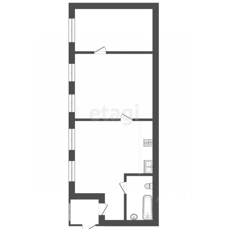 2-к кв. Владимирская область, Муром Совхозная ул., 13 (63.0 м) - Фото 1