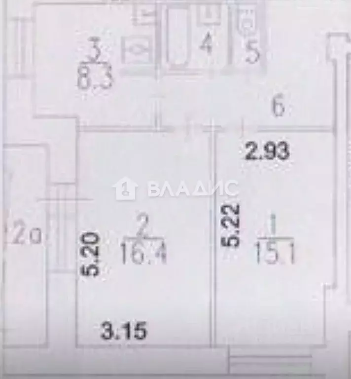 2-к кв. Москва Фестивальная ул., 13К2 (51.8 м) - Фото 1