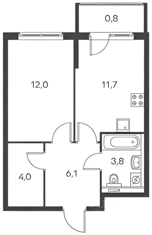 1-к кв. Санкт-Петербург Дальневосточный просп., 35к1 (39.4 м) - Фото 1