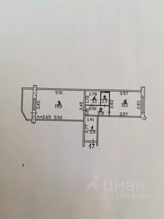 1-к кв. Орловская область, Орел ул. Картукова, 2 (40.3 м) - Фото 2