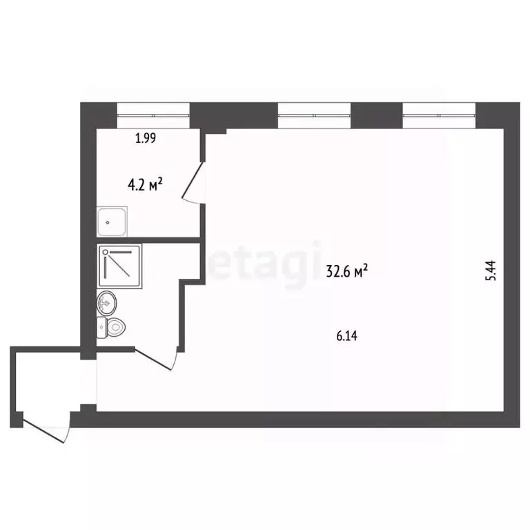 Офис в Камчатский край, Петропавловск-Камчатский просп. 50 лет ... - Фото 1