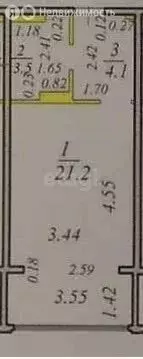 Квартира-студия: Южно-Сахалинск, Физкультурная улица, 26 (28.8 м) - Фото 1