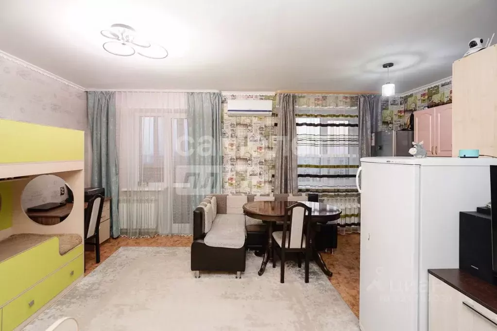 Студия Омская область, Омск ул. Алексея Полторацкого, 64/1 (33.2 м) - Фото 2