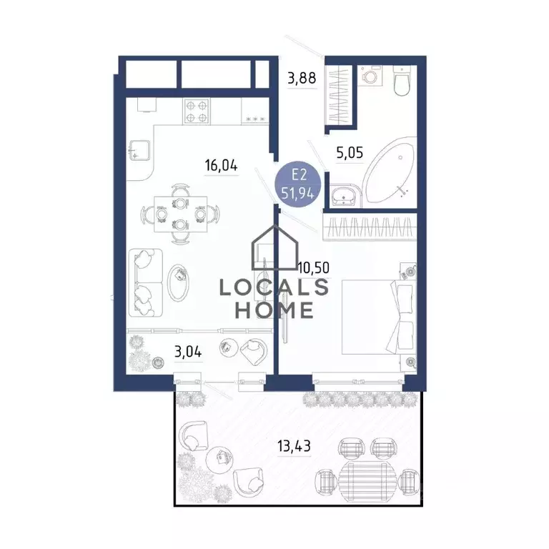 1-к кв. Рязанская область, Рязанский муниципальный округ, с. Дядьково ... - Фото 2