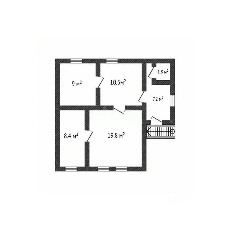 Дом в Белгородская область, Валуйки ул. Салова, 16 (48 м) - Фото 2