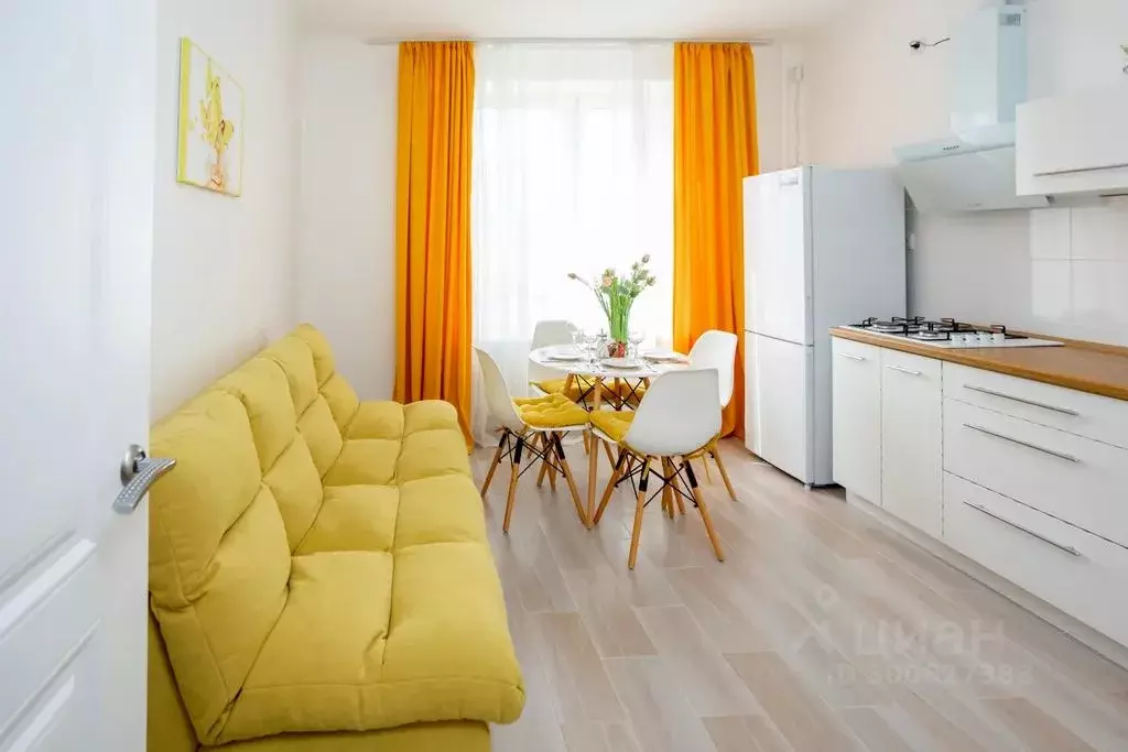 1-к кв. Калининградская область, Янтарный пгт ул. Советская, 104б ... - Фото 1