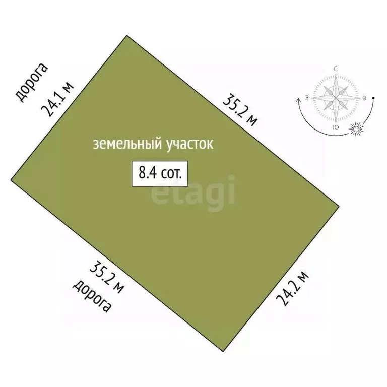 Участок в Тюменская область, Тюменский муниципальный округ, ... - Фото 1