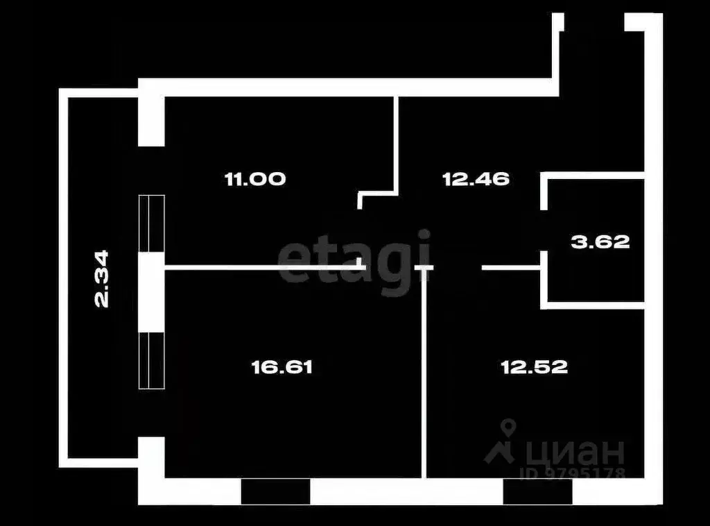 2-к кв. Татарстан, Пестречинский район, Богородское с/пос, д. Куюки, ... - Фото 2