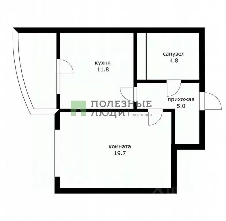 1-к кв. Краснодарский край, Краснодар Стахановская ул., 1 (41.3 м) - Фото 2
