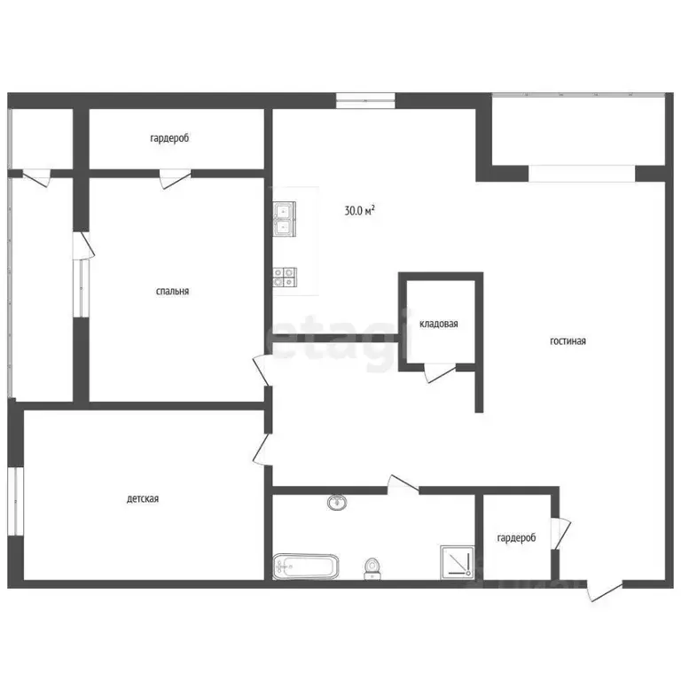 3-к кв. Ханты-Мансийский АО, Сургут Университетская ул., 9 (109.6 м) - Фото 1