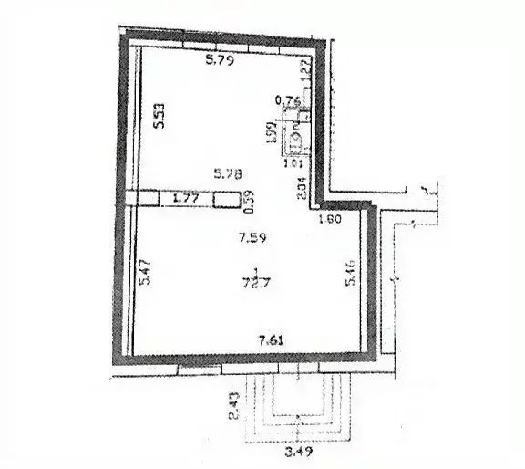Помещение свободного назначения в Санкт-Петербург просп. Стачек, 22 ... - Фото 2